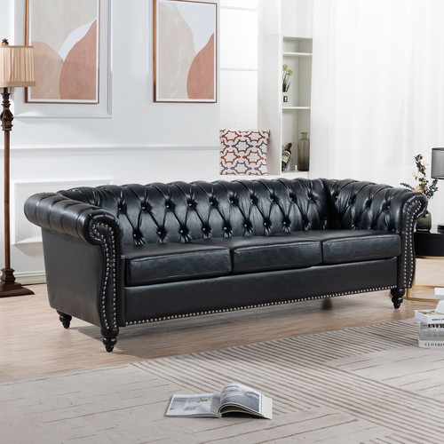 Leather 3 seater - pu, 3-seater